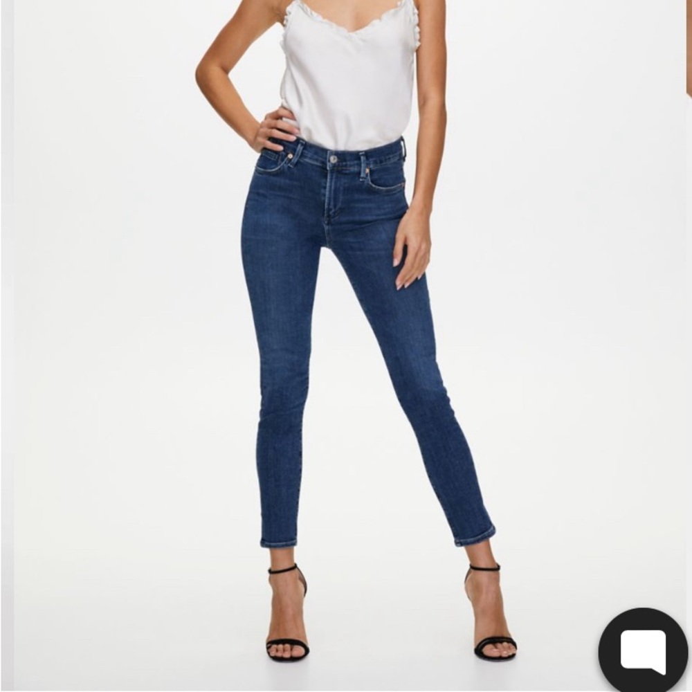 Citizens of Humanity Rocket crop mid-rise skinny COH in Blue (alto)